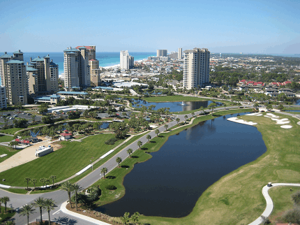 Sandestin Luau Sundeck View